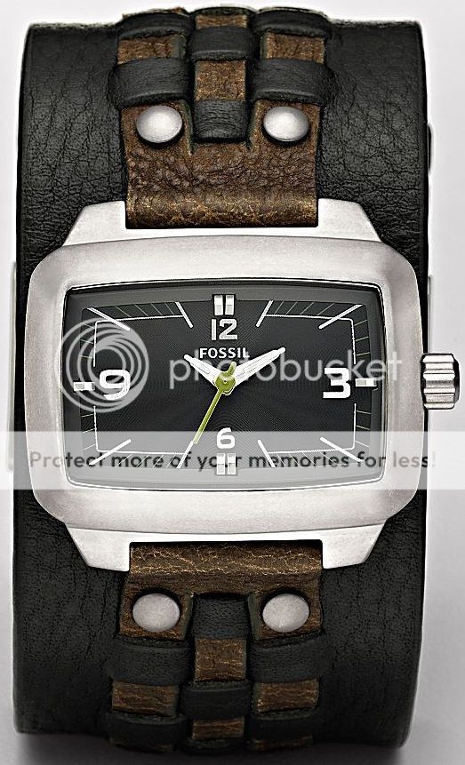 FOSSIL FUEL TREND LEDER UHR *NEU* LEDERARMBAND HERRENUHR BRAUN JR1000